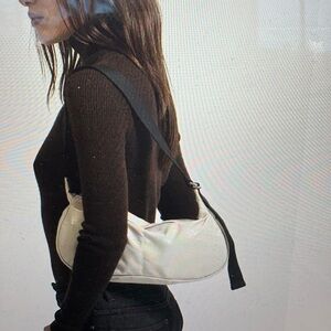 ~NWT Jack Gomme MAEVE light aqua hand/shoulder bag~color: “Argile” muted mint.